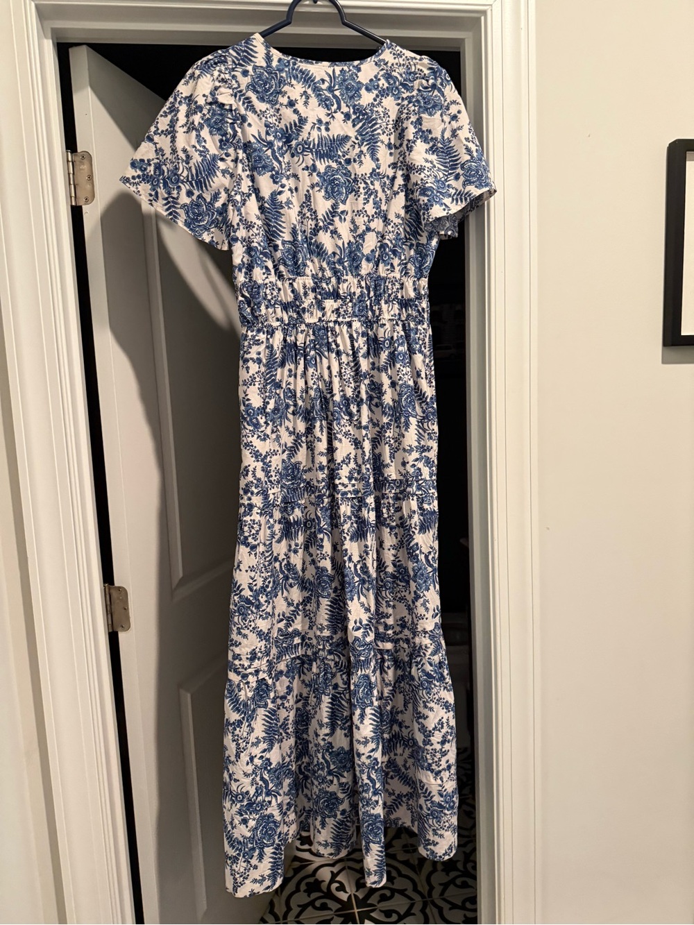 Somerset Blue Floral Maxi Dress - Picture 2 of 3